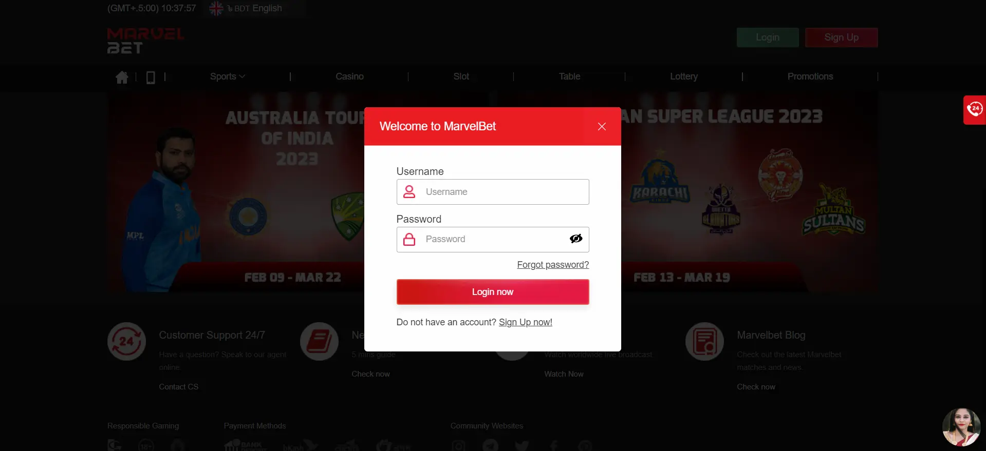 How to Sign Up for Marvelbet